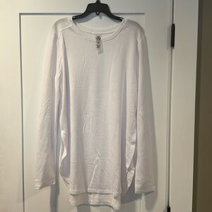 Mono B White Long Sleeve Shirt